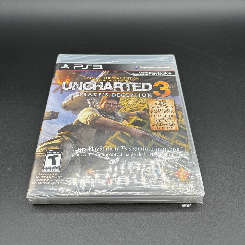 New Uncharted 3: Drake's Deception Game of the Year Edition‎ - PlayStation 3 PS3